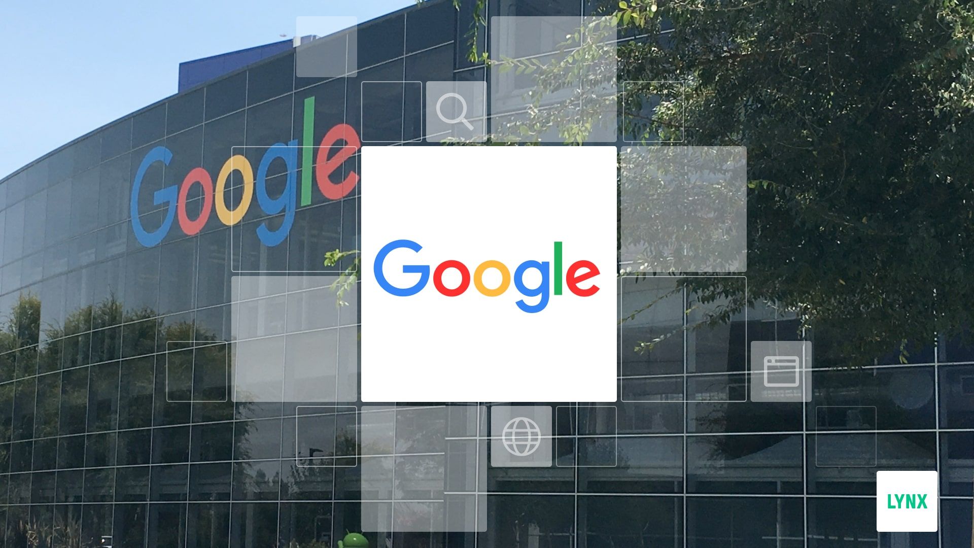 Budova a logo společnosti Google