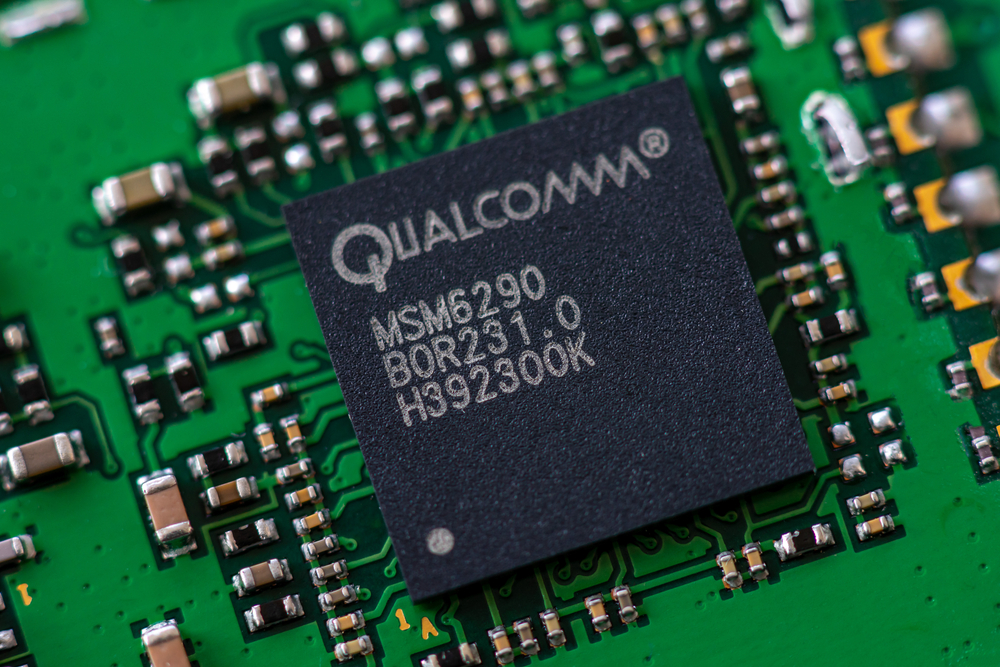 Detail čipu Qualcomm